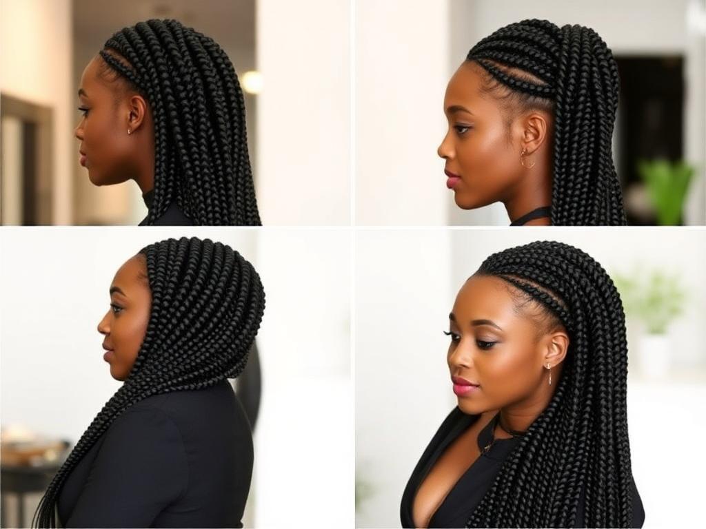 Vanessa’s African hair braiding services